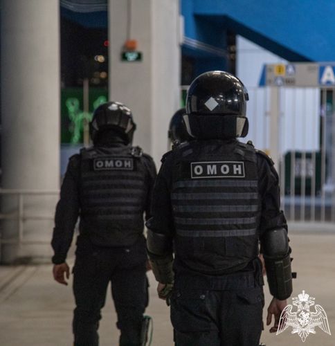 Росгвардия приняла участие в обеспечении безопасности матча Российской Премьер-Лиги в Нижнем Новгороде