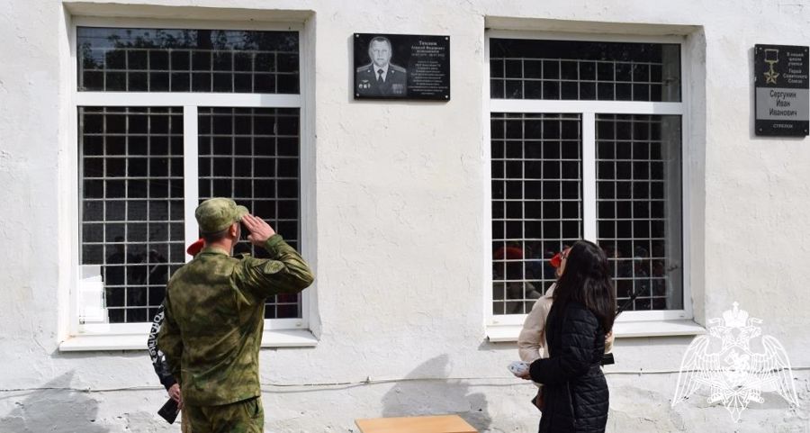В селе Виткулово Нижегородской области увековечено имя погибшего в ходе специальной военной операции росгвардейца