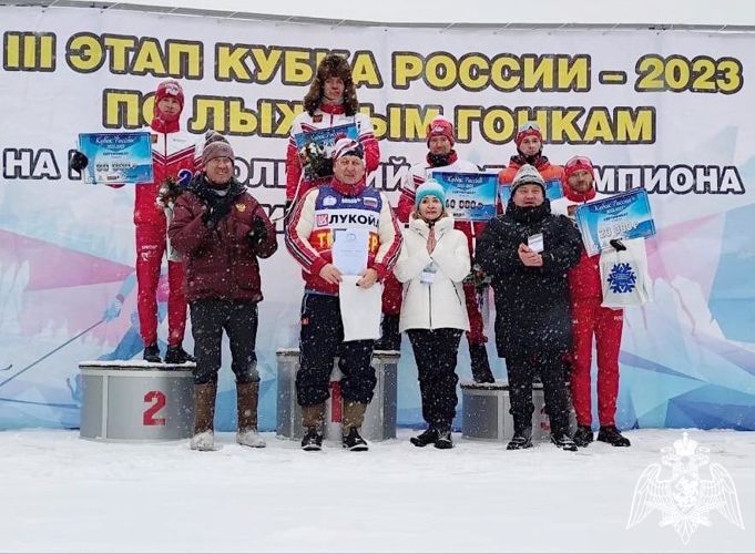 Офицер Росгвардии стал призером III этапа Кубка России по лыжным гонкам