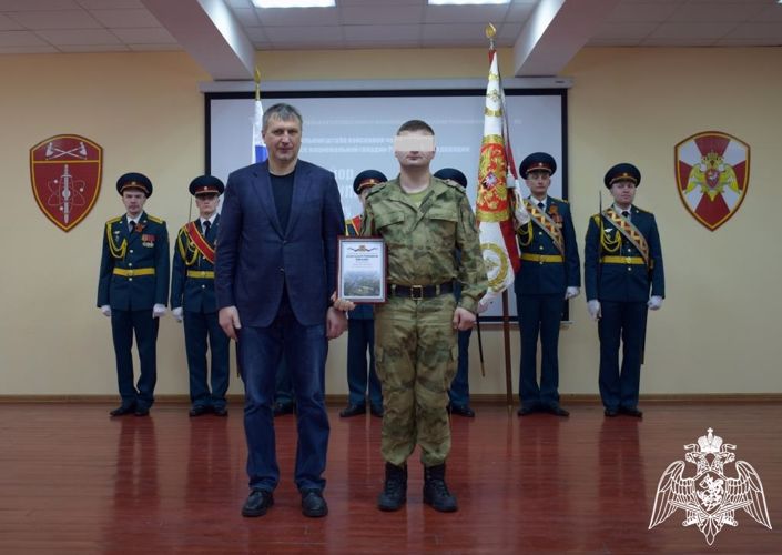 В Нижегородской области отличившимся в ходе специальной военной операции росгвардейцам вручены государственные награды