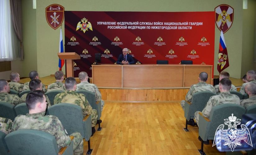 Росгвардейцы приняли участие в просветительской лекции общества «Знание» в Нижнем Новгороде