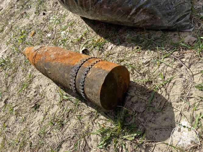 В Нижегородской области группа разминирования нижегородского ОМОН Росгвардии обследовала снаряд времен войны