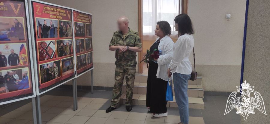 Встреча военнослужащих и российской актрисы Ольги Лапшиной состоялась в саровской дивизии Росгвардии