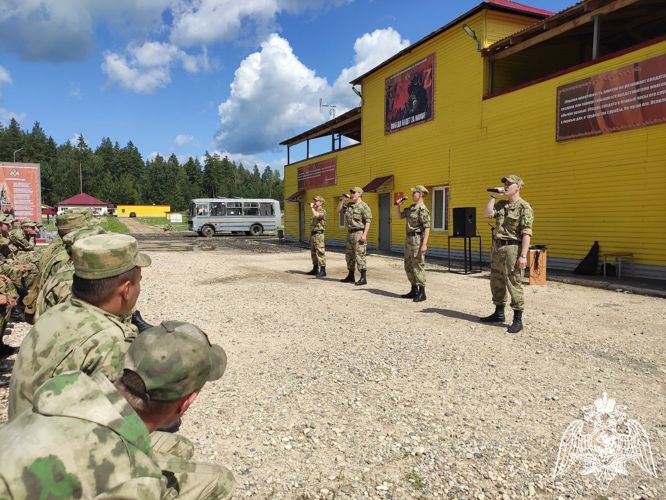 Концерты художественной самодеятельности организовали военнослужащие Саровского соединения Росгвардии для новобранцев находящихся на обучении