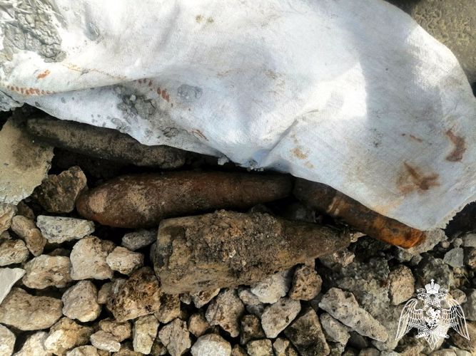 В Нижнем Новгороде группа разминирования ОМОН Росгвардии обследовала снаряды времен войны