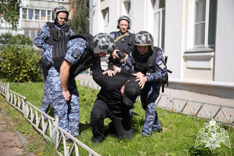 В Нижегородской области сотрудники Росгвардии приняли участие во всероссийских учениях по организации безопасности образовательных учреждений