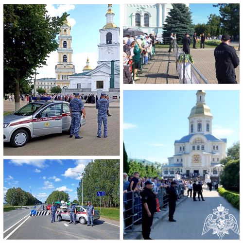 РОСГВАРДИЯ ОБЕСПЕЧИЛА ПРАВОПОРЯДОК ВО ВРЕМЯ РЕЛИГИОЗНЫХ ТОРЖЕСТВ В ДИВЕЕВО