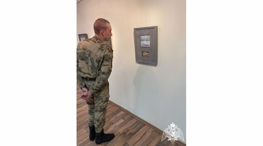 В Нижегородской области военнослужащие Росгвардии посетили саровскую городскую художественную галерею