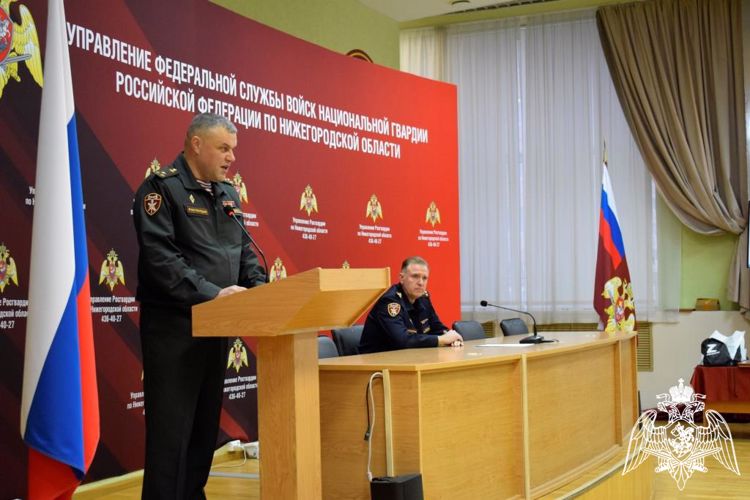 В Управлении Росгвардии по Нижегородской области поздравили ветеранов войск правопорядка 