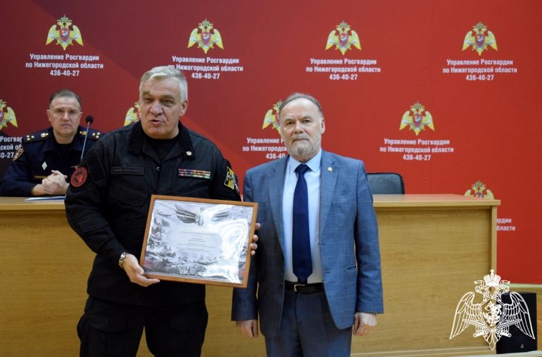 В Управлении Росгвардии по Нижегородской области поздравили ветеранов войск правопорядка 