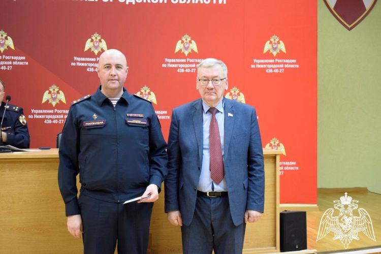 В Управлении Росгвардии по Нижегородской области поздравили ветеранов войск правопорядка 