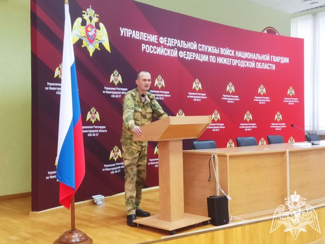 Курсанты Пермского военного института встретились с сотрудниками и военнослужащими Росгвардии Нижегородской области
