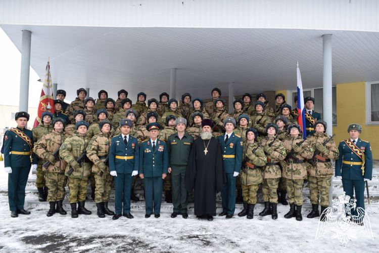 Новобранцы воинской части саровской дивизии Приволжского округа Росгвардии приняли присягу