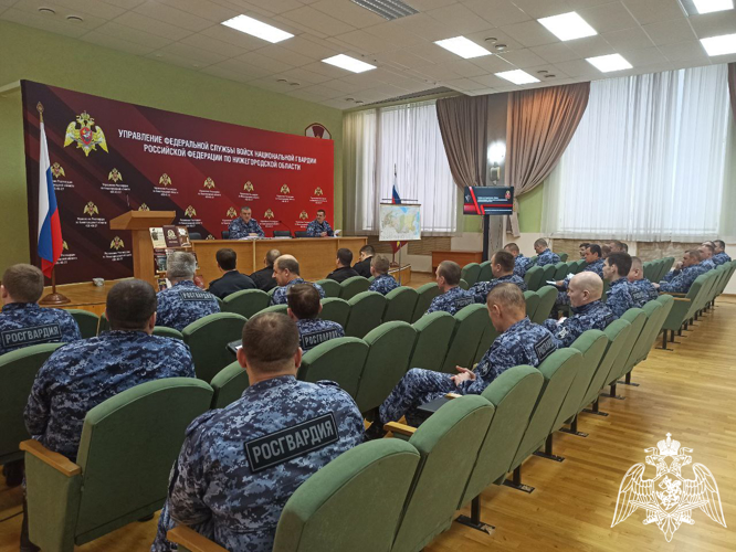 В Нижнем Новгороде прошли учебно-методические сборы с руководителями отделов по военно-политической подготовке Росгвардии