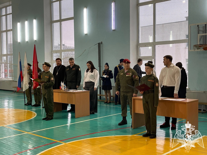 В Нижнем Новгороде кадеты Росгвардии дали торжественную клятву