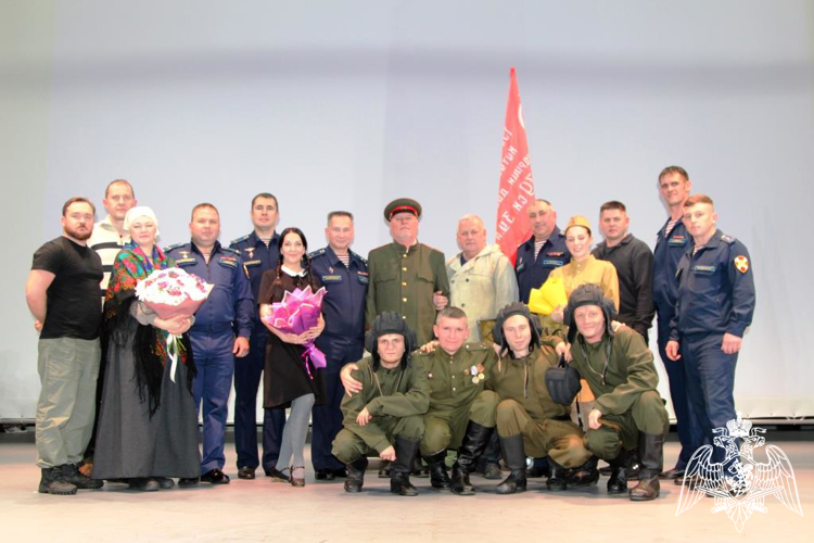 Театр Росгвардии показал «Русский характер»  авиационному полку Росгварди