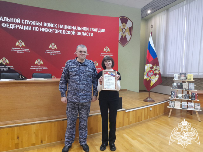 Управление Росгвардии по Нижегородской области стало площадкой для проведения экспозиции «Непокорённый Ленинград: летопись подвига»