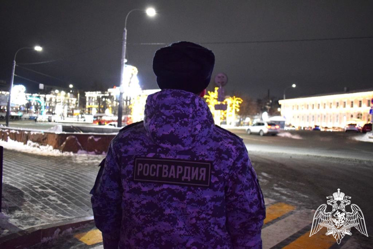 В Нижегородской области сотрудники и военнослужащие Росгвардии участвуют в охране общественного порядка и безопасности на Рождество