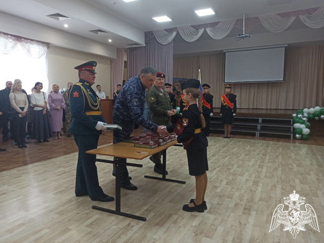 Профильный кадетский клуб Росгвардии «Сормовской православной гимназии» вступил в военно-патриотическое движение «Гвардейская смена»