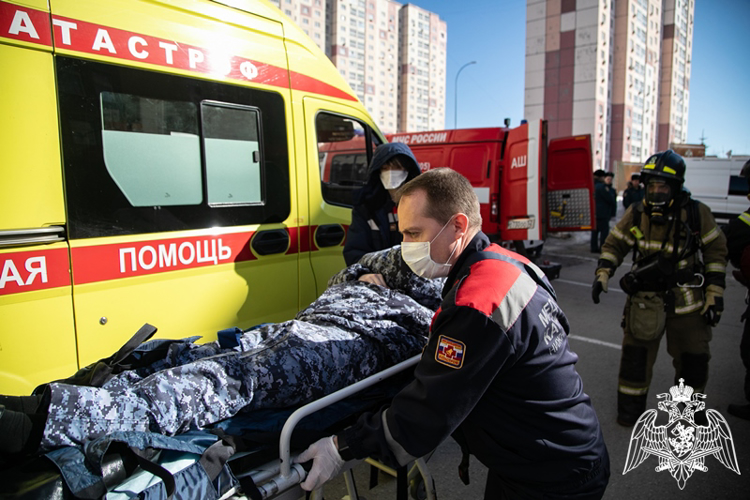 Совместные учения сотрудников Росгвардии и МЧС состоялись в Нижнем Новгороде