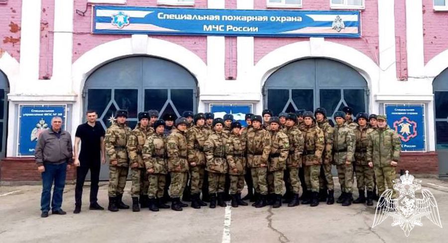 Военнослужащие дзержинского полка Росгвардии посетили экскурсию в пожарно-спасательной части