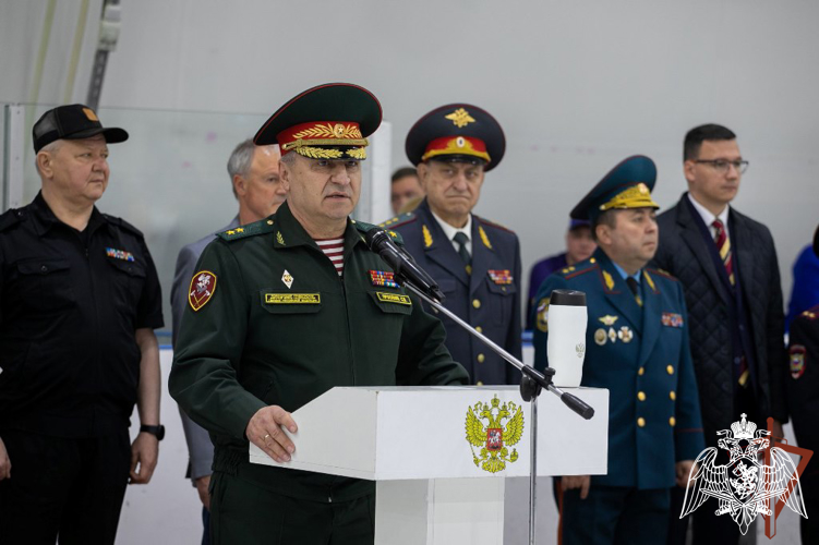 Команда Росгвардии стала призером на Всероссийских соревнованиях по хоккею с шайбой (видео)