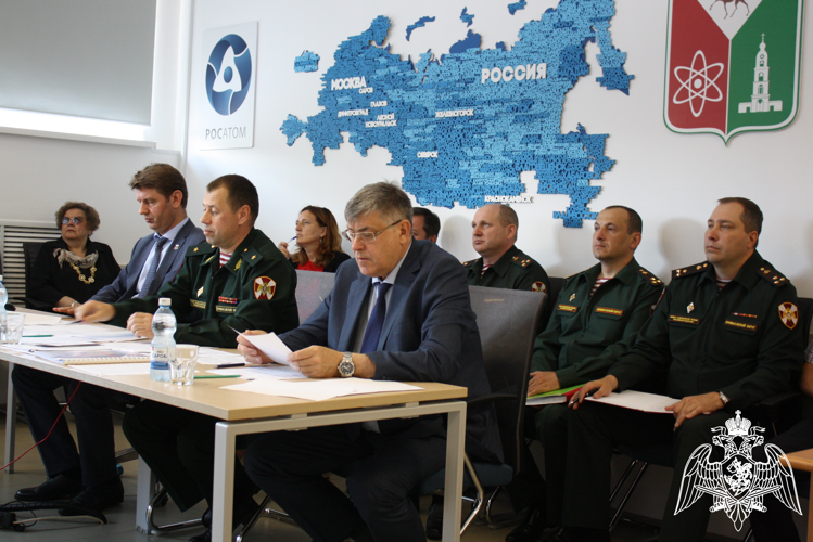 Саровское соединения Росгвардии стало организатором проведения межведомственного совещания по повышению мер социальной защиты военнослужащих и членов их семей