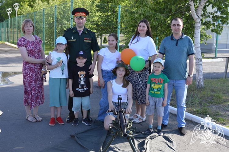 Саровское соединение Росгвардии стало площадкой для проведения мероприятий ко Дню защиты детей
