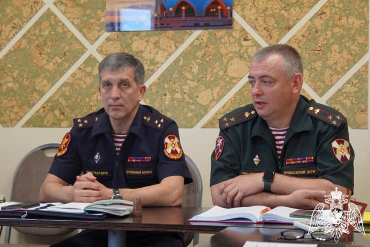 Учебно-методический сбор с руководителями информационных подразделений Приволжского округа Росгвардии состоялся в Чувашии