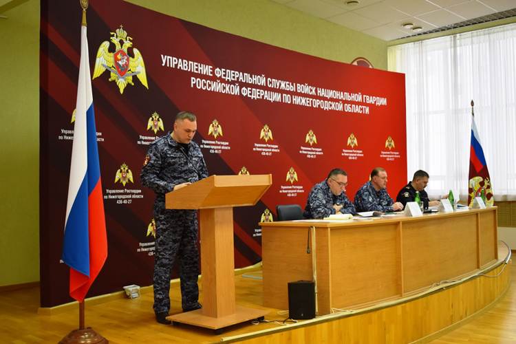 В Нижнем Новгороде под председательством начальника Управления Росгвардии состоялось заседание оперативного штаба