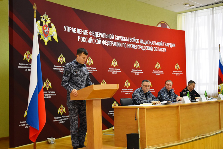 В Нижнем Новгороде под председательством начальника Управления Росгвардии состоялось заседание оперативного штаба