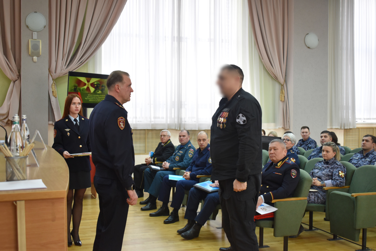 В Нижнем Новгороде заместитель командующего Приволжским округом Росгвардии принял участие в итоговом совещании территориального органа ведомства