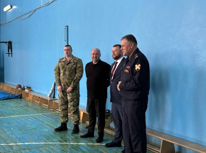 Офицер Росгвардии принял участие в открытии ресурсного центра в рамках реализации социально-образовательного проекта «Путь Победителей»