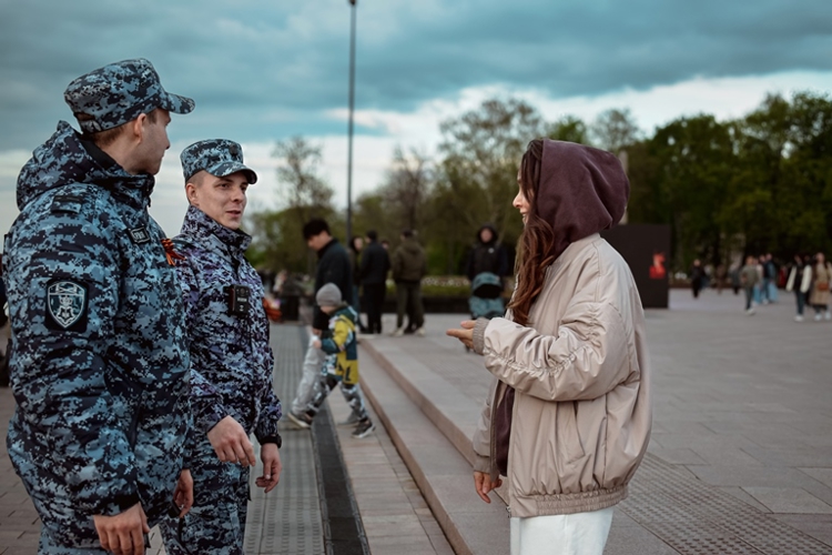 В Нижегородской области росгвардейцы приняли участие в охране общественного порядка в период празднования Дня Победы