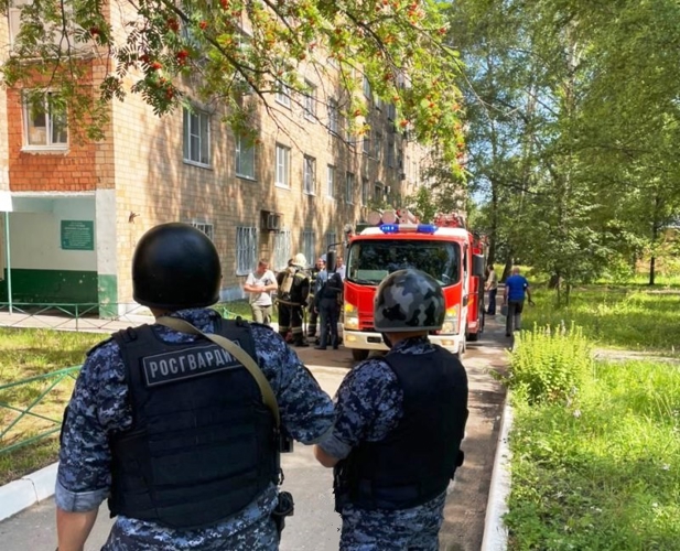 В Нижнем Новгороде подразделения Росгвардии приняли участие в пожарно-тактических учениях