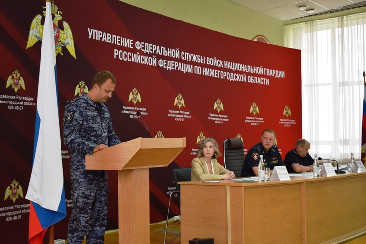 В региональном Управлении Росгвардии состоялось заседание оперативного штаба, посвящённое подготовке к Единому дню голосования