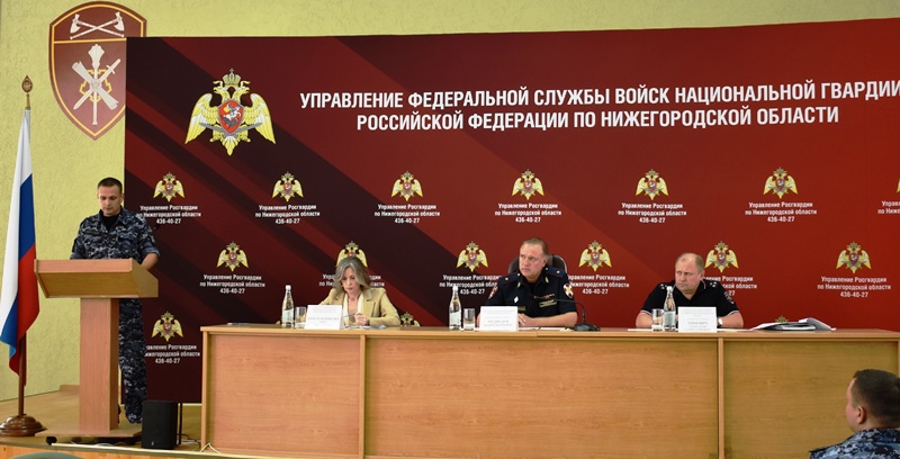 В региональном Управлении Росгвардии состоялось заседание оперативного штаба, посвящённое подготовке к Единому дню голосования