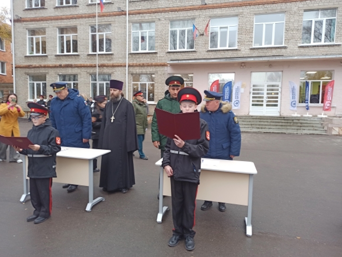 В Нижнем Новгороде учащиеся Нижегородской кадетской школы дали торжественную клятву кадета (фото, видео)