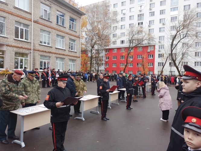 В Нижнем Новгороде учащиеся Нижегородской кадетской школы дали торжественную клятву кадета (фото, видео)