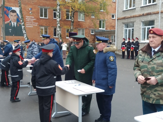 В Нижнем Новгороде учащиеся Нижегородской кадетской школы дали торжественную клятву кадета (фото, видео)