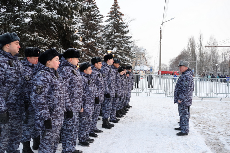 В Нижегородской области Росгвардия обеспечила безопасность встречи «Поезда Деда Мороза» (видео)