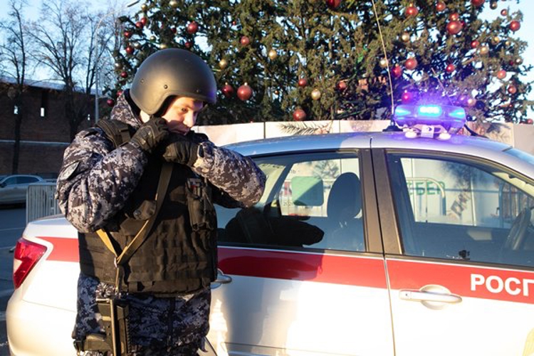 В Нижнем Новгороде Росгвардия обеспечивает правопорядок во время Новогодних праздников 