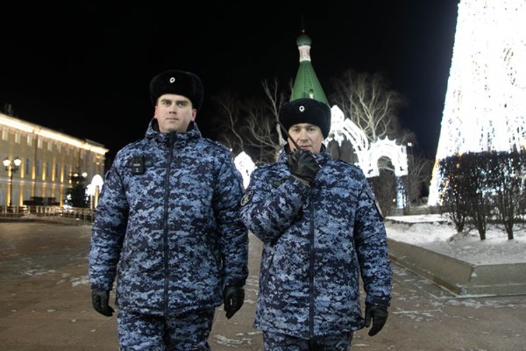 В Нижнем Новгороде Росгвардия обеспечивает правопорядок во время Новогодних праздников 