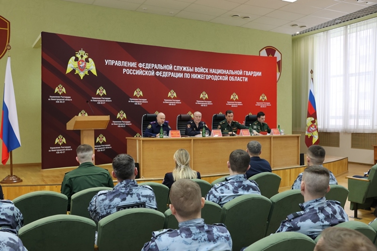 Единый день правовых знаний и профилактики правонарушений прошёл в Управлении Росгвардии по Нижегородской области