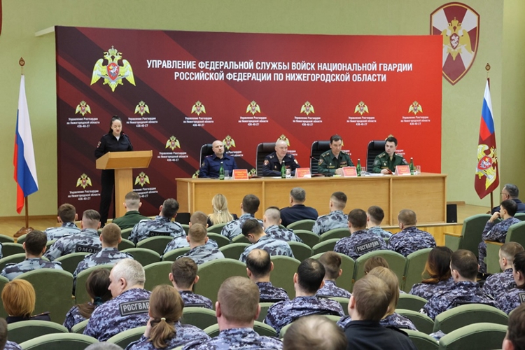 Единый день правовых знаний и профилактики правонарушений прошёл в Управлении Росгвардии по Нижегородской области