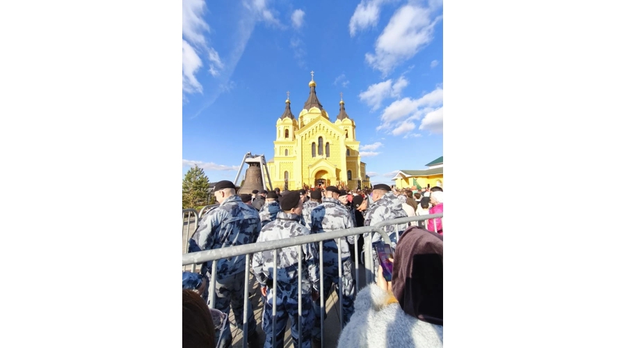 В Нижегородской области Росгвардия обеспечила безопасность граждан во время Пасхальных богослужений