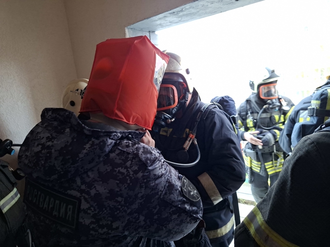 Масштабные пожарно-тактические учения региональных управлений Росгвардии и МЧС прошли в Нижегородской области