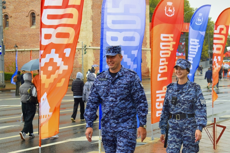 Росгвардия обеспечила безопасность нижегородцев во время празднования 805-летия Нижнего Новгорода
