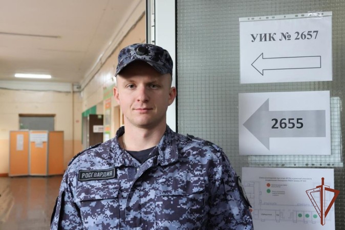 В Нижегородской области военнослужащие и сотрудники Росгвардии принимают участие в Едином дне голосования