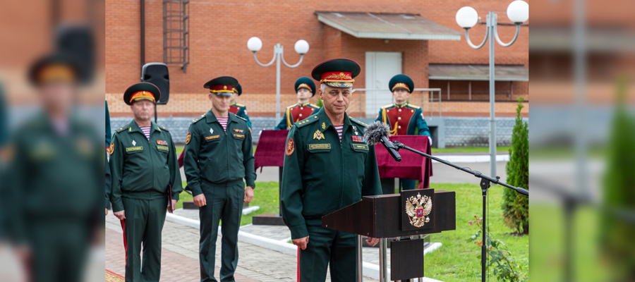 Начальник Главного штаба Росгвардии Герой России генерал-полковник Сергей Бойко принял участие в открытии гранитных стел воинам-инженерам в ЦИТО Росгвардии 